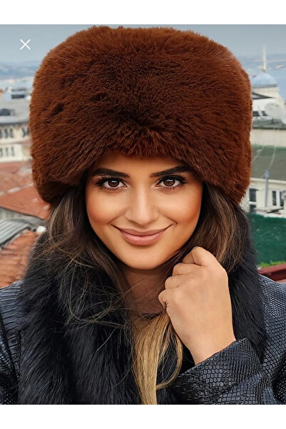 rushana Γυναικείο βελούδινο ΚΑΠΕΛΟ ΚΑΛΠΑΚ / με επένδυση από τεχνητή γούνα