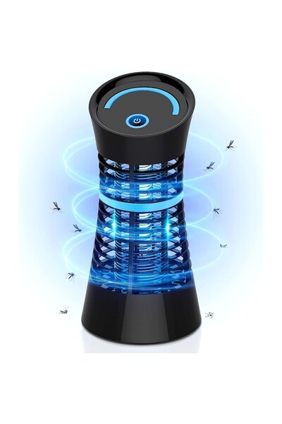 OEM Lampă UV pentru protecție împotriva țânțarilor, plastic, neagră, 23,5x11,3 cm