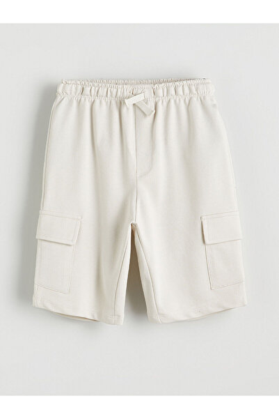 LC Waikiki New Season Elastic Waist Boy's Cargo Shorts