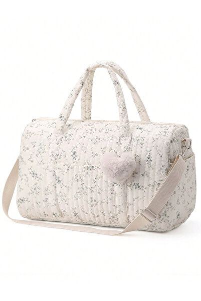 movokbaby حقيبة كبيرة للأمهات على شكل زهرة، حقيبة تخزين حفاضات الأطفال، سعة ك...