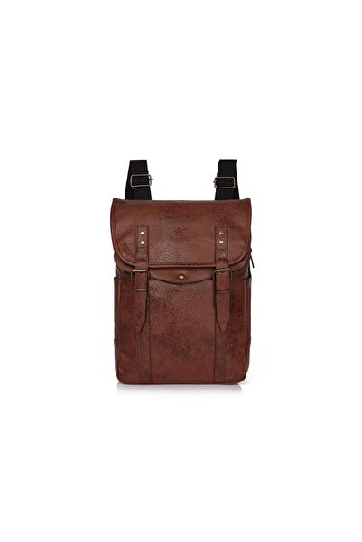 Wexta ÇANTA- SIRT ÇANTA ASSOS KAHVE DERİ SIRT / OKUL ÇANTASI