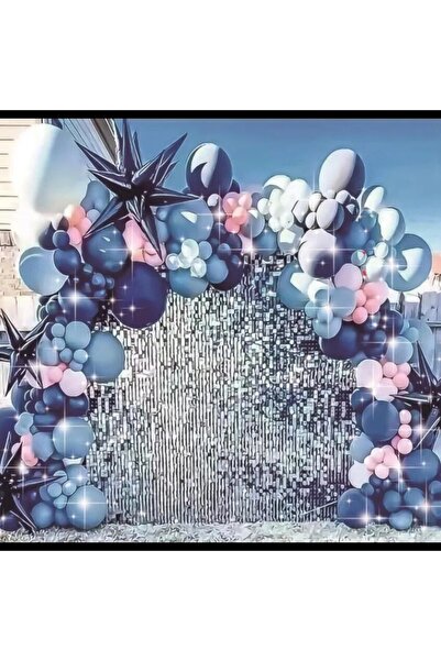 OEM Arcada baloane, 90 bucati, bleumarin/roz