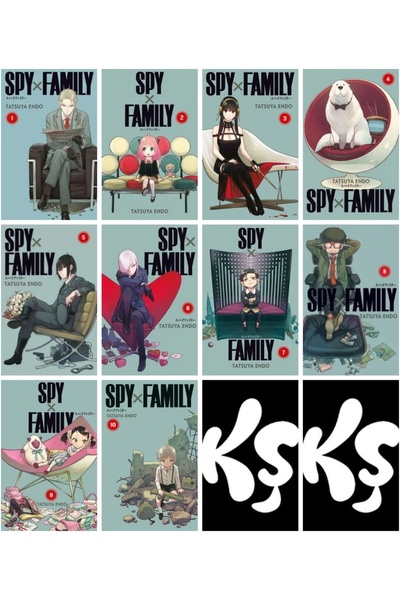 Gerekli Şeyler Yayıncılık Spy x Family 1-2-3-4-5-6-7-8-9-10 manga seti (10 ki...