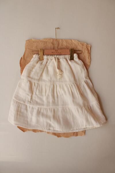 Oh La La Koala For Little Ones Beige Muslin Girl Skirt