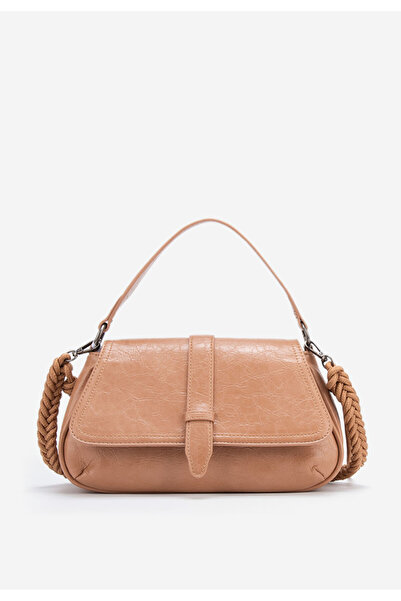 B T Shoes Hnedé rukojeť kabelky Tinsia