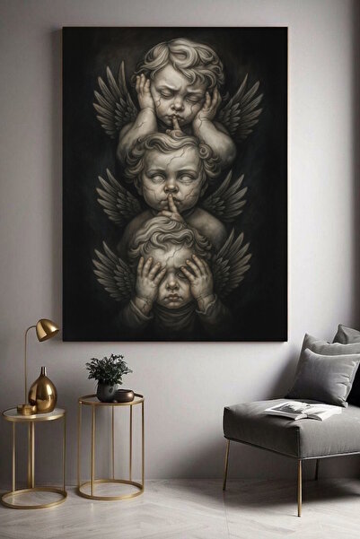 özkacar GÖRMEDİM DUYMADIM BİLMİYORUM Ev Duvar Salon Güzellik Salonu Ofis Dükk...