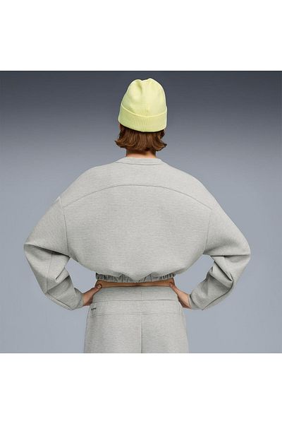 Puma Cloudspun Crew Women's Gray Crew Neck Sweatshirt