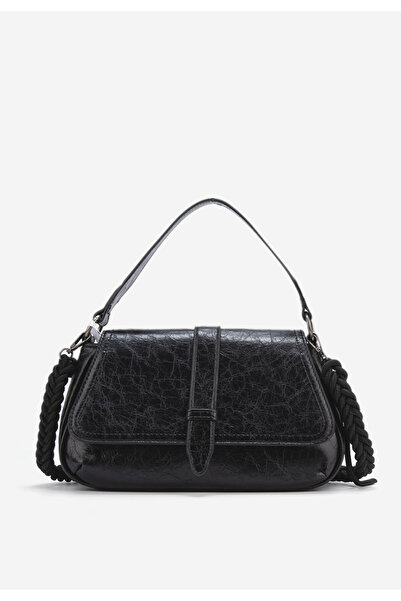 B T Shoes Černá rukojeť kabelky Tinsia