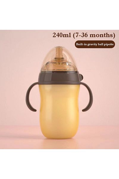 Choice 240ml Nano 150ML/240ML wide caliber silicone tape soft imitation breast milk anti bloating milk bott