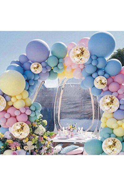 OEM Balloon Arch, 115 pcs, Pastel Colors