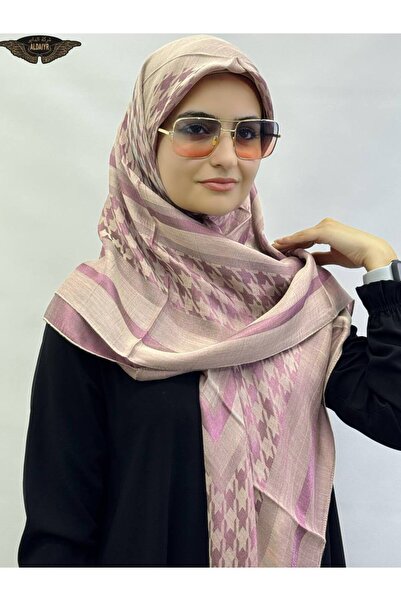 ALDAYER Φουλάρι 120 βισκόζης ζακάρ μοτίβο 2