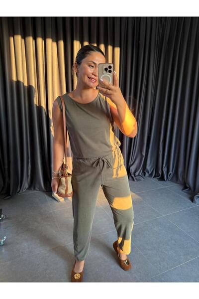 BÜŞRA PERKER بدلة مودال بدون أكمام