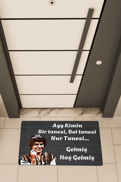 Dormot Yüksek Kaliteli Dijital Baskı Siyah, Prens Bir Tanesi,Bal Tanesi, tema...