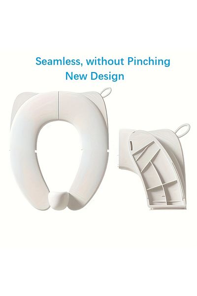 Choice 1 pc Portable Anti Pinch Travel Potty Seat Foldable Potty Training Chair for Toddlers and Kids Recyc