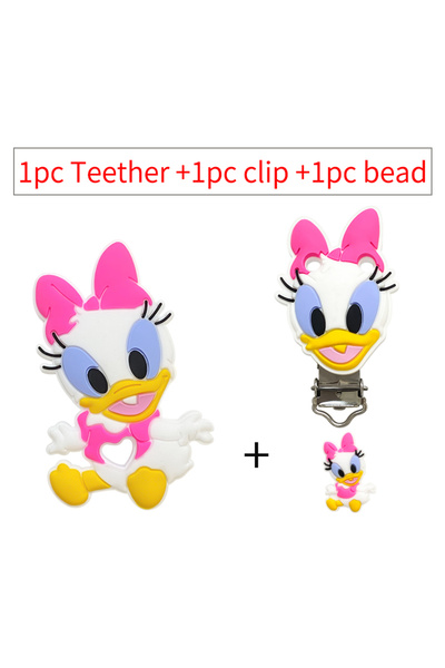 Choice1 مجموعة واحدة من 1/3/10 قطع من مشابك مصاصة الأطفال ديزي دونالد من السي...