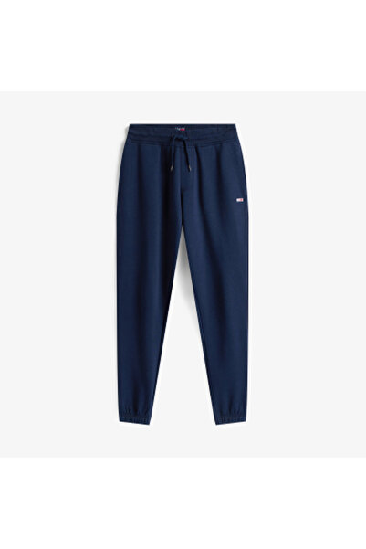 Tommy Hilfiger Jeans Slim Flag Erkek Lacivert Eşofman Altı