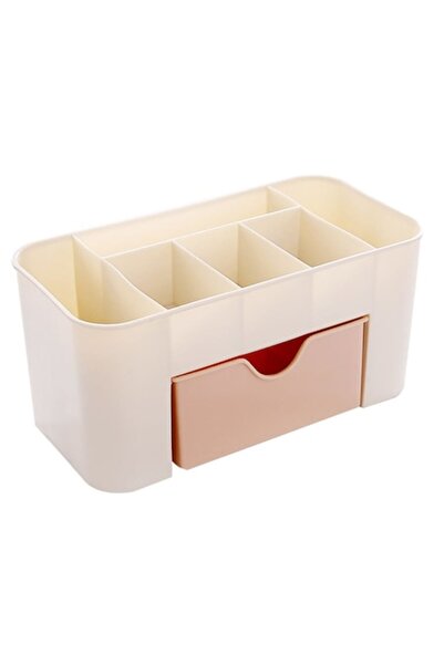 ZakupyTV Organizator cosmetic, ZakupyTV, Plastic, 23 x 11 x 10,5 cm, Crem/Roz