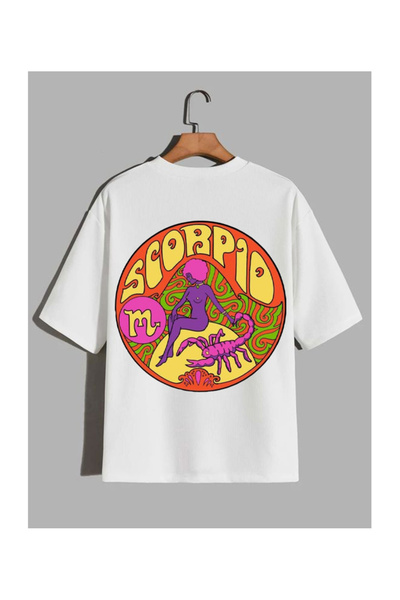 Sebesta Fashion تي شيرت قطني مطبوع من SCORPID للموسم الجديد SEBESTA FASHION
