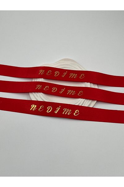 EvremStore Gold Ribbon on Red 3 Pieces