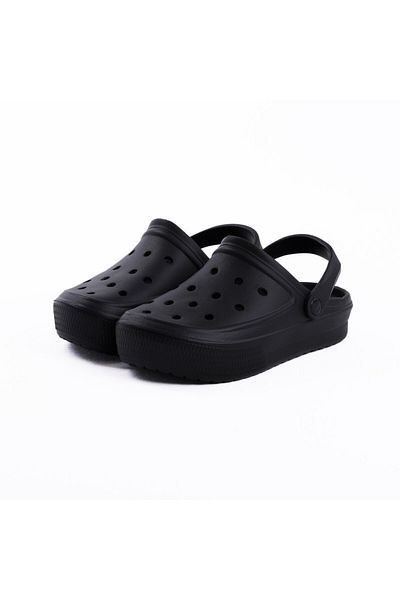 Onda Airbag Comfortable, Light Weight & Stylish Clog for Women - Black