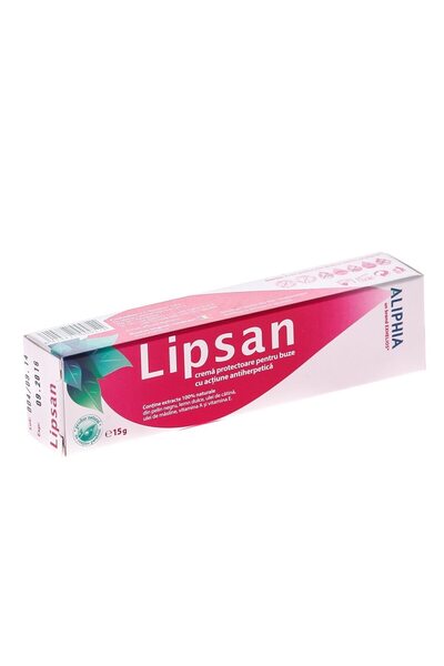 Exhelios Lipsan 15 g Cremă de buze antiherpetică pentru imperfecțiuni