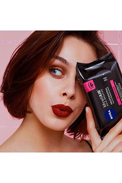 NIVEA Micellair Expert Waterproof Cleansing Wipes, 20 pcs