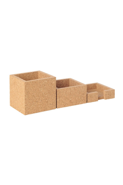 Bi-silque Set 3 piese din pluta