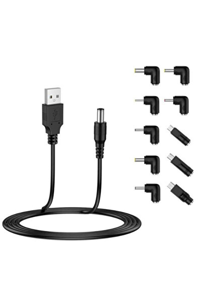 Techsuit [Kit de încărcare] Cablu + 10 adaptoare USB la CC ChargeNest AC21, n...