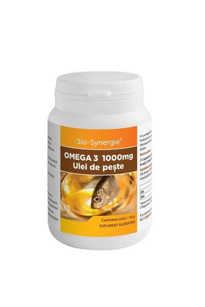 Bio Synergie Ulei de pește Omega 3 1000 mg 30 capsule Bio Synergie
