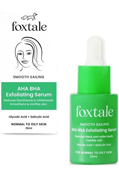 Foxtale سيروم مقشر يحتوي على 2% حمض الساليسيليك AHA BHA مع النياسيناميد، يحار...