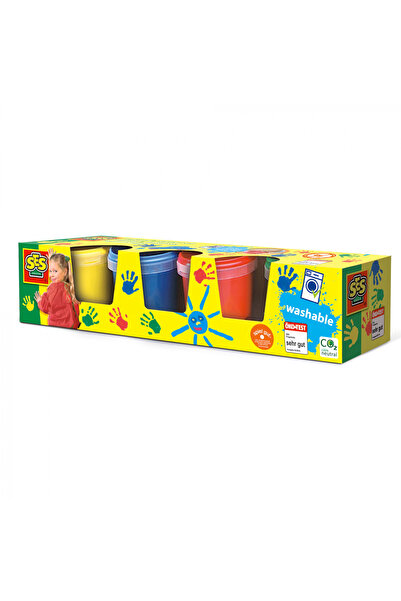 SES Creative Set acuarele pentru degete 4 x 145 ml