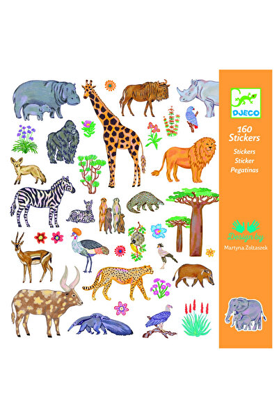djeco Kenya Stickers, Djeco, age 3 - 6, 6 - 9 years, Girl