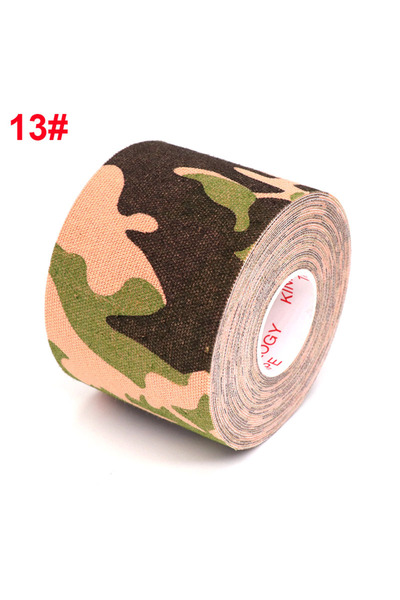 Choice 5cmX5m Camouflage Waterproof Kinesiology Tape Muscle Bandage Sports Cotton Elastic Adhesive Strain I
