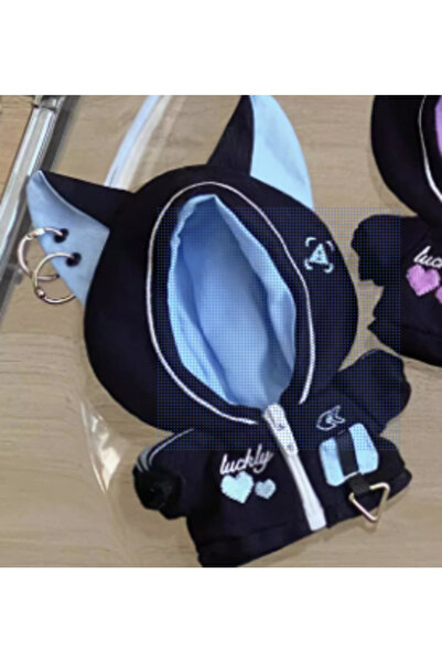 Choice دمية قطنية زرقاء مقاس 10 سم من سلسلة السايبربانك سترة قطة لطيفة مستقبل...