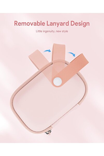 Saharaz Camera Case,Travel Carrying Cute Case Bag Small,Concealable Strap Design,Upgraded Shock Protection