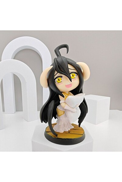 Choice وسادة أنمي أوفرلورد مقاس 12 سم بدون صندوق، نسخة ألبيدو Q، دمية من مادة البولي فينيل كلوريد، نموذج دمية من مادة البولي فينيل كلوريد