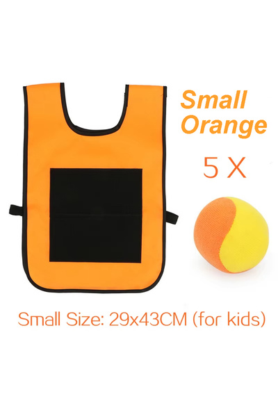 Choice سترة لعبة كرة دودج لزجة صغيرة برتقالية اللون، لعبة رياضية خارجية، دعام...