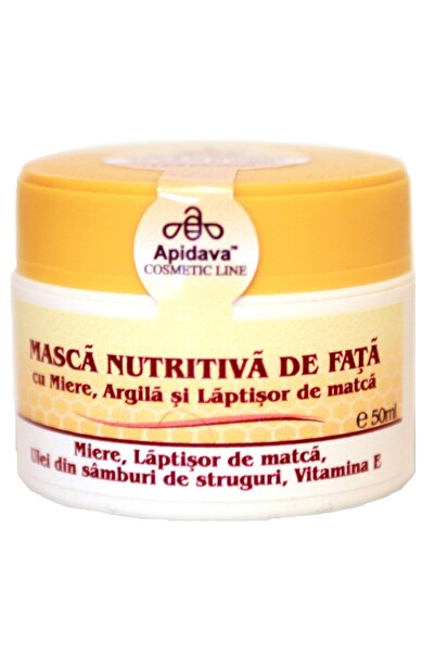 Apidava Mască hrănitoare Cleopatra, Apidava, 50 ml