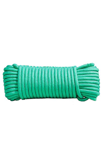 Choice حبل مضفر أخضر 8 مم، حبل خارجي بطول 10 أمتار، حبل مظلة، حبل مظلة للبقاء...