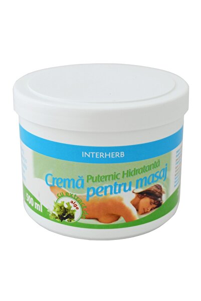 Interherb Cremă de masaj hidratantă cu alge marine 500 ml