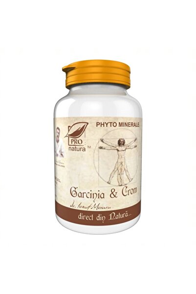 MEDICA Supliment alimentar Garcinia și Crom, Pro Natura, 60 capsule