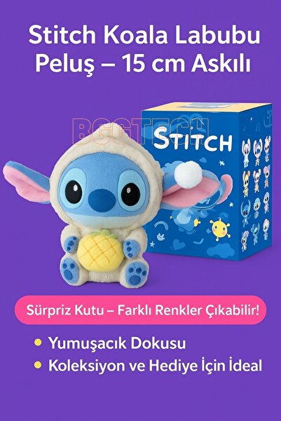 BGGTech Sürpriz Karışık Stitch Anahtarlık Labubu Tarzı Koleksiyon Model