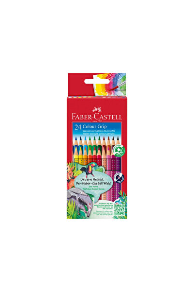 Faber Castell Creioane colorate triunghiulare grip 2001 Faber-Castell 24 culo...