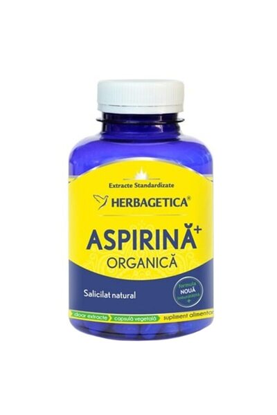 herbagetica Supliment alimentar Aspirină Herbagetica, 30 capsule vegetale