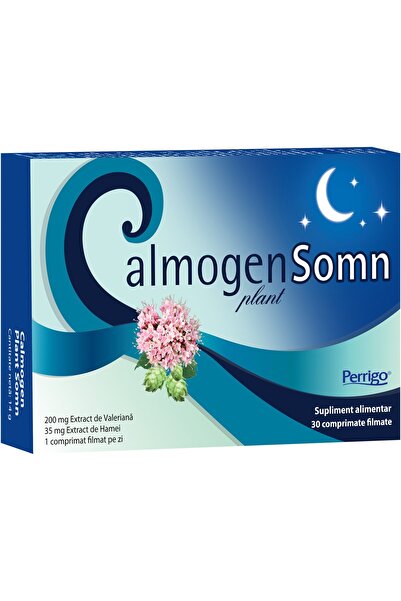 Hipokrat Calmogen Plant Sleep cu extract de valeriană, Perrigo, 30 de comprimate