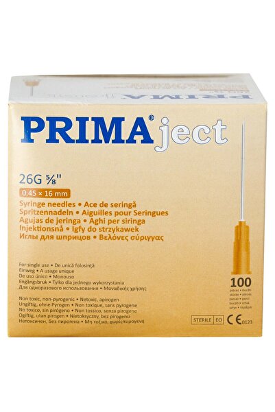 Vetro Design Syringe Needles 26G, BROWN, 100pcs