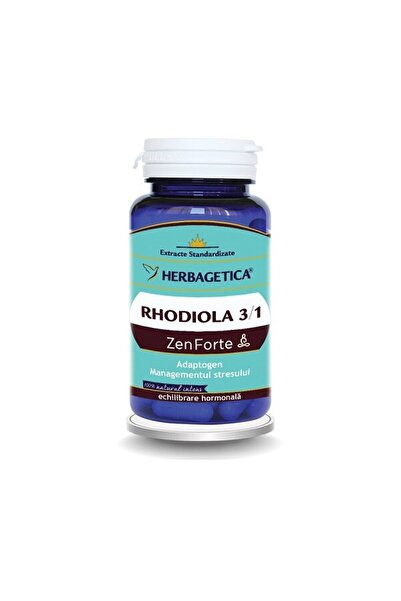 herbagetica Rhodiola, 60 capsule,