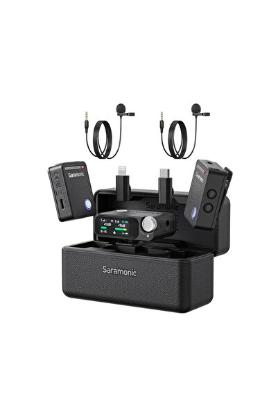 Saramonic Ultra 01 Kablosuz 2 Kişilik 8GB Hafızalı 32 Bit Yaka Mikrofonu