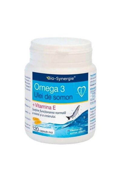 Bio Synergie Supliment Omega 3 1000mg + Vitamina E, Bio-Synergy, 30 capsule