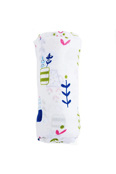 Anvi Baby Organic Bamboo Swaddle - White
